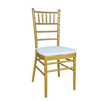 Dining Furniture Restaurant Banquet Furniture Wedding Stacking Metal Chiavari Chair Dining Chair