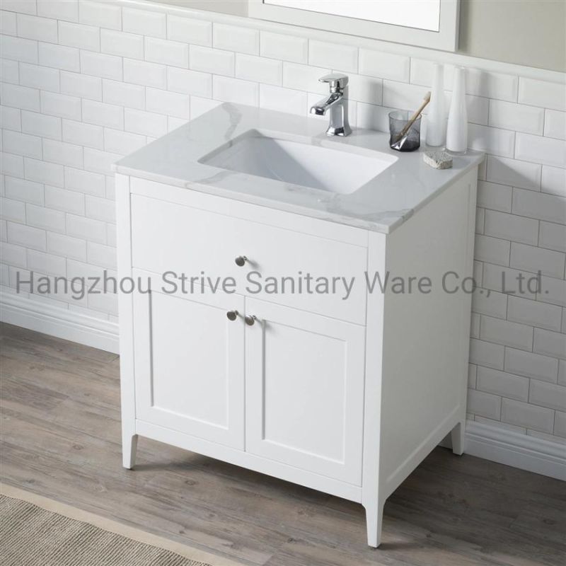 Bathroom Accessories Sanitary Ware Home Bathroom Furniture White Modern Bathroom Vanity Cabinet