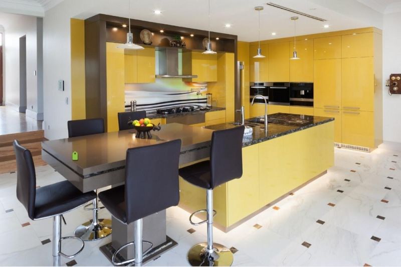 Luxury Customized Modern Lacquer Pantry Cupboard Kitchen Cabinet