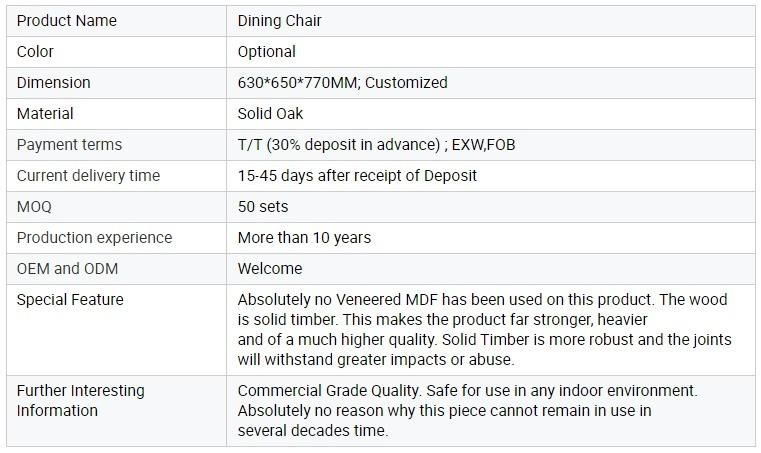 Furniture Modern Furniture Chair Home Furniture Living Room Furniture Restaurant Household Furniture Armrest Solid Wood Dining Room Chairs Set