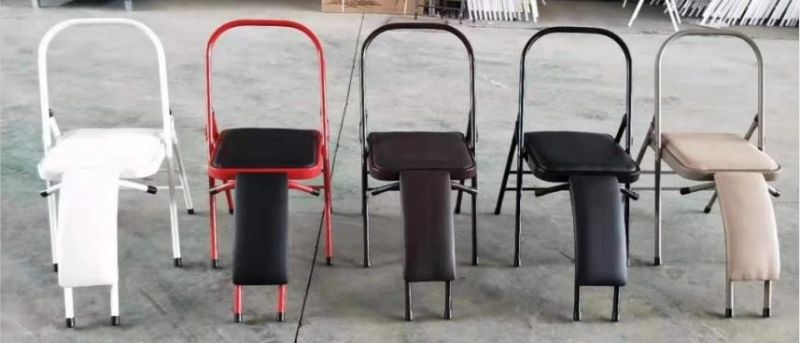 Wholesale Extra Thick Meditation Metal Yoga Folding Chair