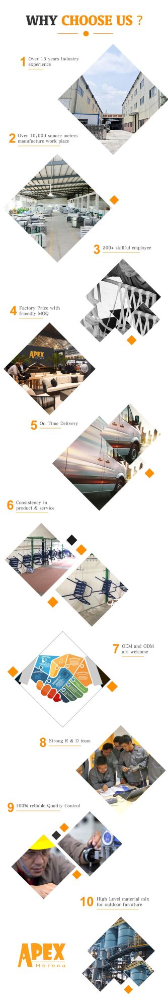 Modern Promotional Wholesale Hotel Customized Rope Patio Furniture