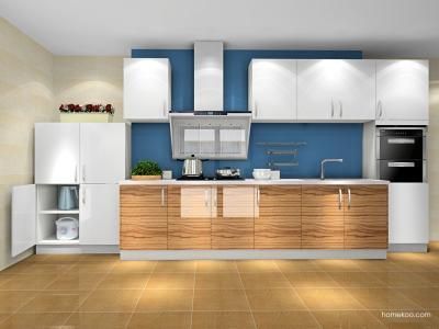 Kitchen Storage Cabinet with Glass