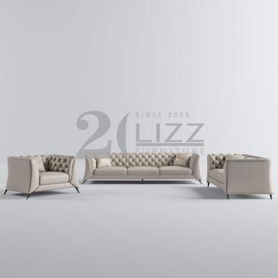 Italian Style Luxury Couch Living Room Sofa Set Modern European Geniue Leather Sectional Sofa