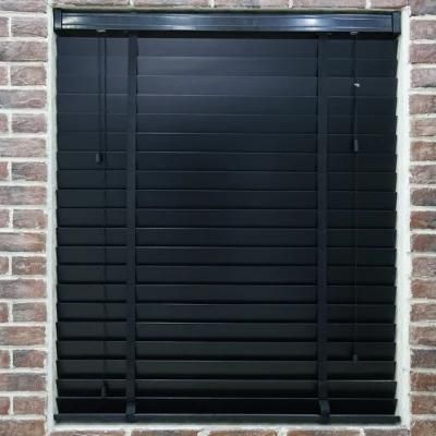 50mm Slat Cord Control or Motorized Control Faux Wooden Venetian Blinds
