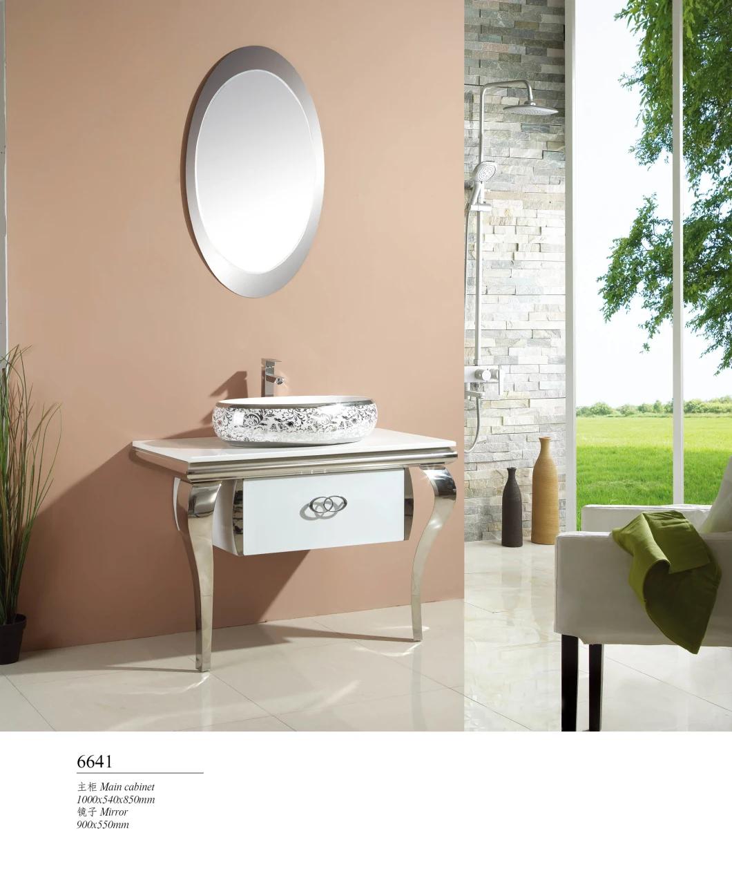 Mosaic Stainless Steel Modern Wall Bathroom Storage Home Hotel Furniture