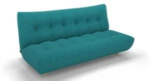 Modern Leisure Fabric Home Hotel Office Bedroom Outdoor Garden Furniture Recliner Sofa Bed for Living Room with Wooden Legs