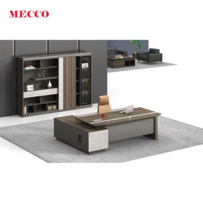 High Quality Modern Wooden L Shape Corner Manager CEO Boss Furniture Executive Office Table