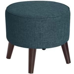 Chinese Modern Fabric Wooden Leisure Home Office Living Room Bedroom Furniture Sofa Chair Ottaman Pouf for Kids