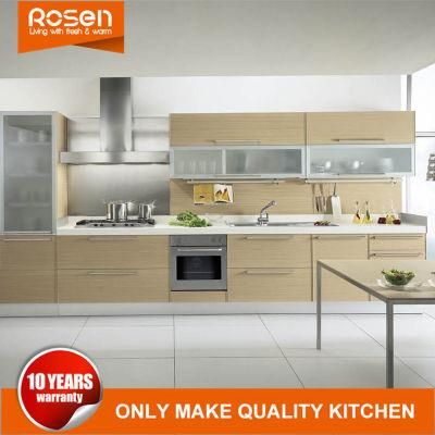 Home Used Customized Design Fresh Style Melamine Kitchen Cabinet Furniture
