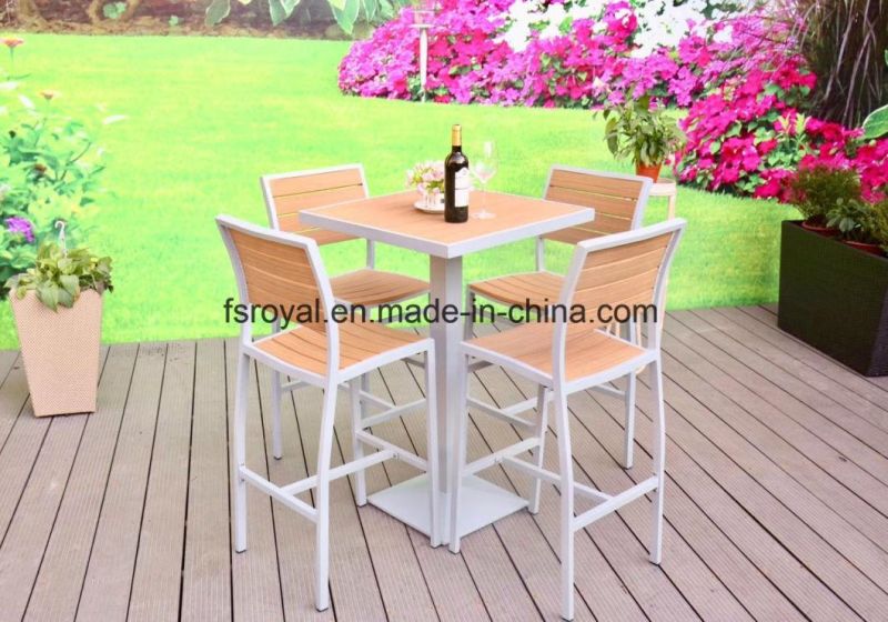 Eco-Friendly Bar Furniture Amerest Plastic Wooden Modern Bar Stool Chairs