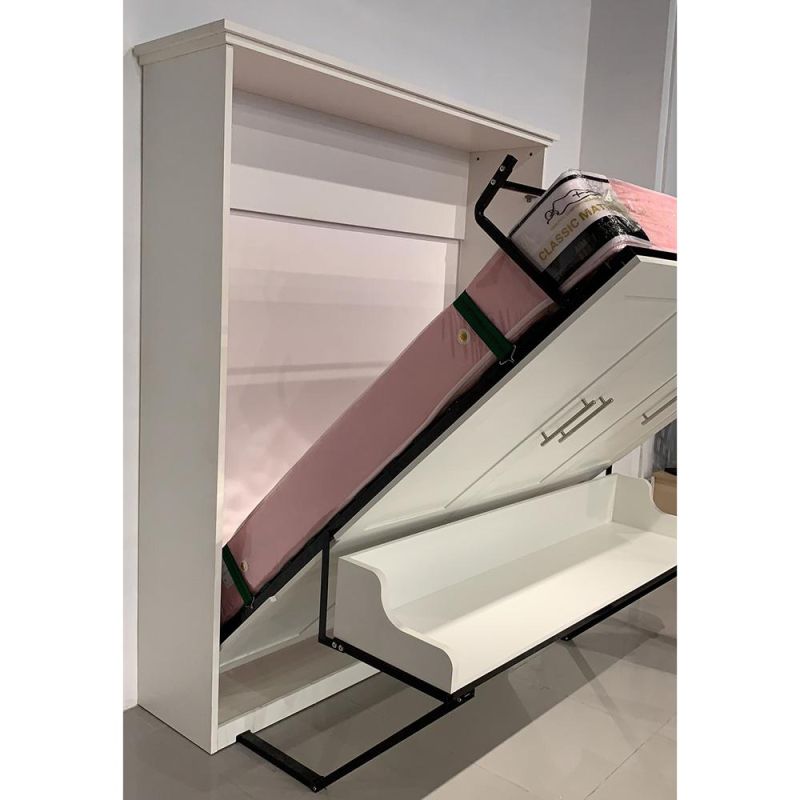 Custom Single/Double Size Wall Bed Modern Furniture Wood Murphy Bed Folding Bed