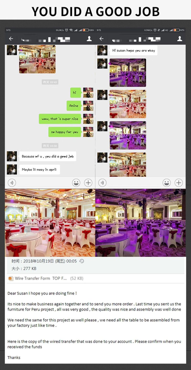 Wholesale Hot Sale Event Banquet Stainless Steel Wedding Dining Chair
