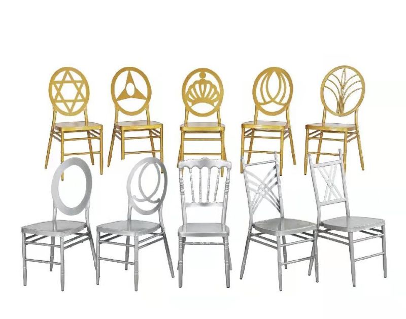 White Clear Transparent Plastic Resin PC Event Wedding Chair Table Set Event Furniture Gold PP Pheonix Dining Chairs
