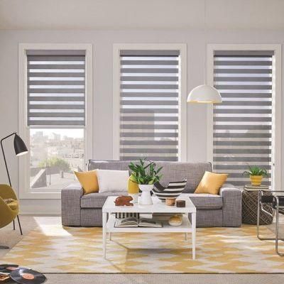 Cheap High Quality Blackout Manual Zebra Roller Blinds in Factory Price