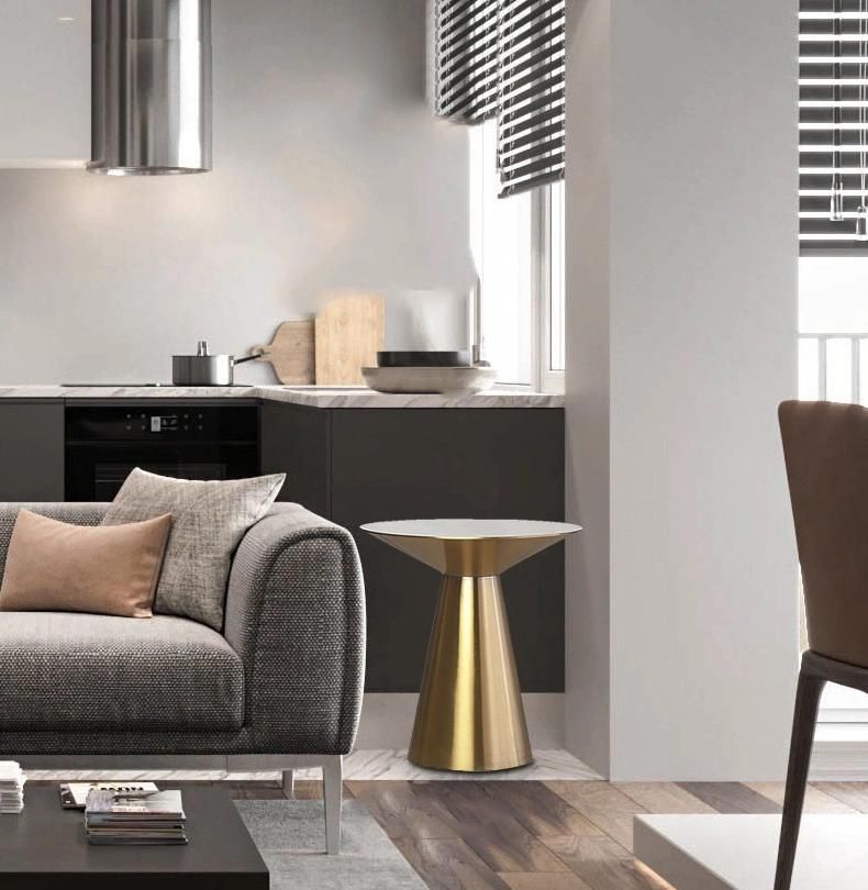Modern Luxury Furniture Metal Stainless Steel Tea Table
