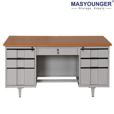 Cheap Modern Steel Office Desk Table Metal Desk with Drawers