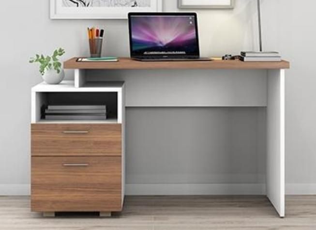 Modern Design White Solid Surface Executive Office Desk Elegant Office Table