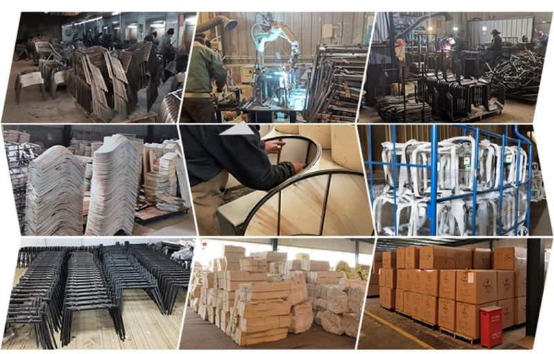 Wholesale Outdoor Metal Style Wooden Effect Legs Dining Coffee House Rattan Restaurant Chair