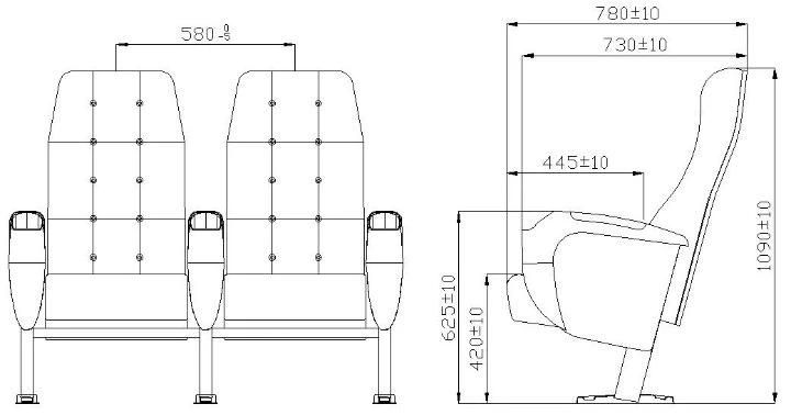 School Church Recliner Multiplex Recliner VIP Auditorium Cinema Movie Theater Chair