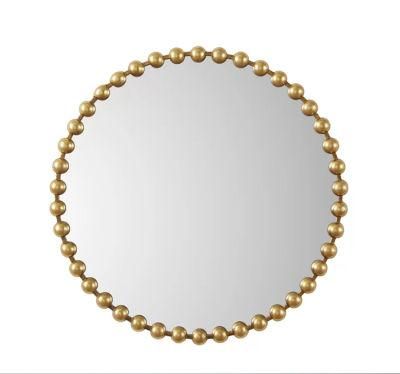 Retro Art Background Wall Mirror Custom Bathroom Mirror Vanity Mirror