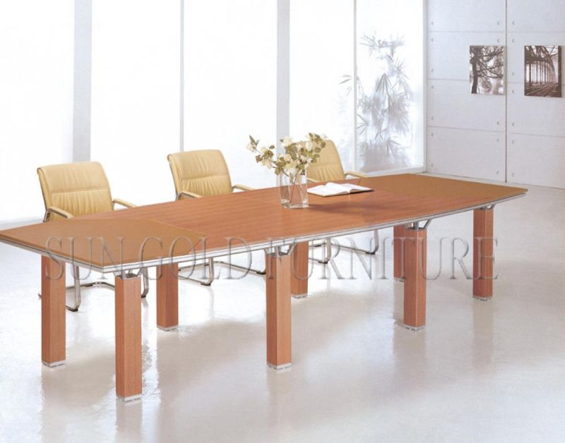 Hot Sale Small Triangle Wooden Modern Small Conference Table Office Coffee Table (SZ-MTA1006)