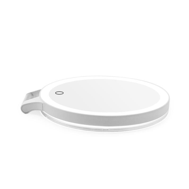 High Definition Double Sided Dimmable Brightness LED Portable Makeup Mirror 10X Magnifying Mirror