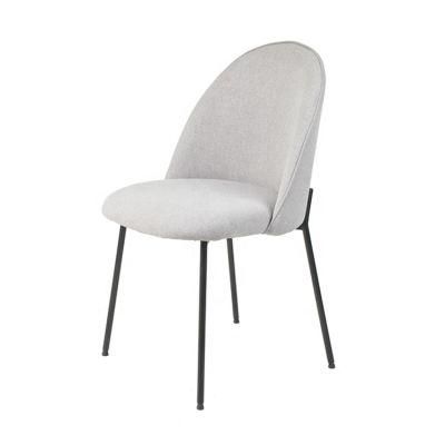 2022 New Design Product Home Furniture Leisure Modern Soft Cushion Fabric Dining Chair