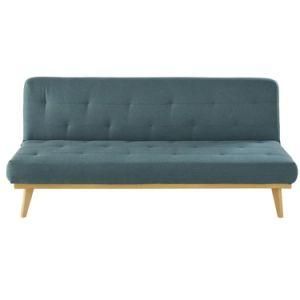 Modern Leisure Fabric Home Hotel Office Furniture Bedroom Recliner Sofa for Living Room Bed with Wooden Legs