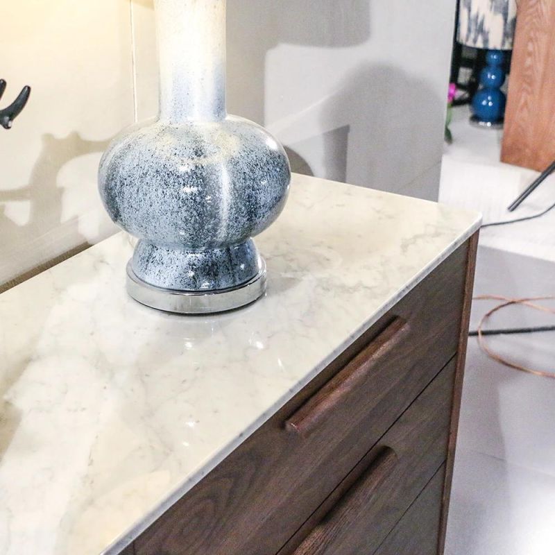 Nordic Wooden Living Room Furniture Promotion Items Marble Side Cabinet Console Table