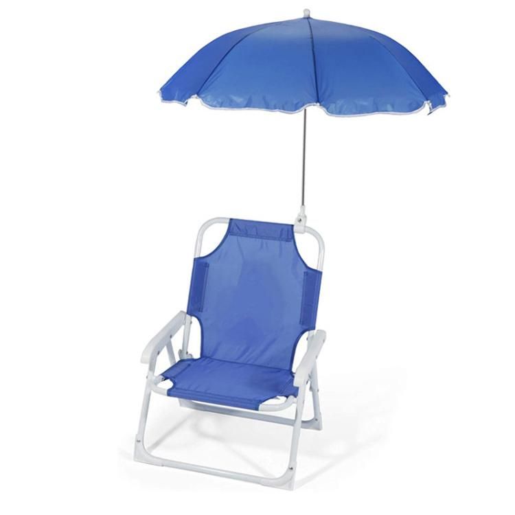 Modern Design Foldable Folding Beach Camping Chair with Sunshade Umbrella