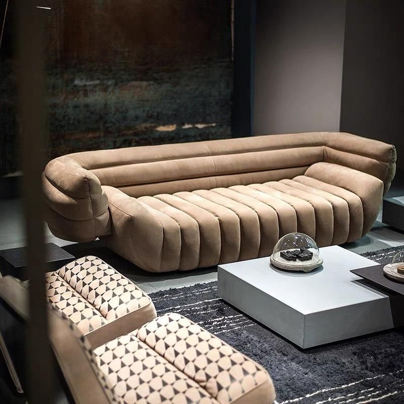 Best Modern Italian Elegant Velvet Sofa High Quality Best Price Luxury Living Room Furniture Fabric Durable Sofa Set