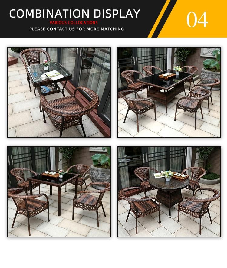 Modern Rattan Woven Sofa Set Outdoor Furniture
