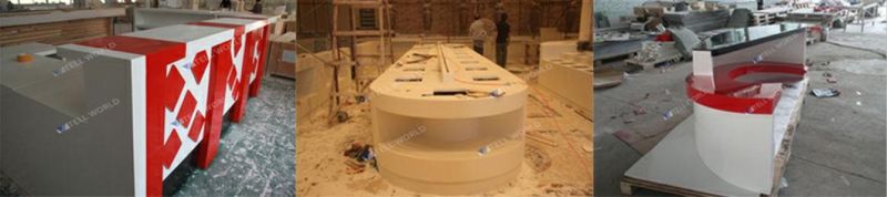 Modern Tropical I Shaped Bar Counter