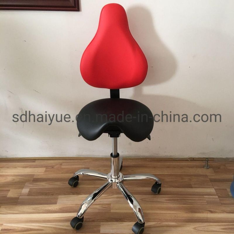 Medical Lab Dental Salon SPA Massage Rolling Saddle Stool