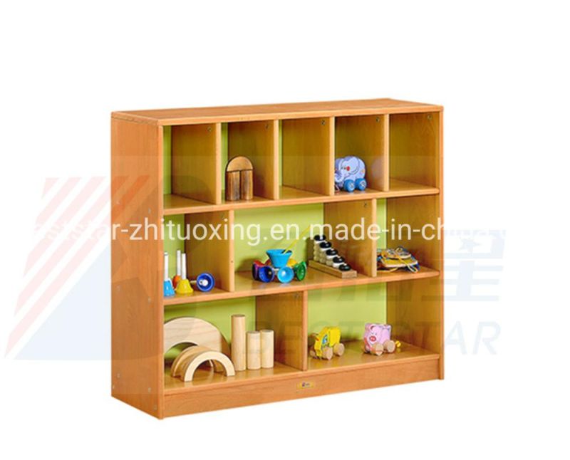 High Quality School Furniture Children Display Cabinet, Playroom Furniture Toy Cabinet, Daycare Furniture Kid′ S Cabinet Wardrobe. Montessori Cabinet