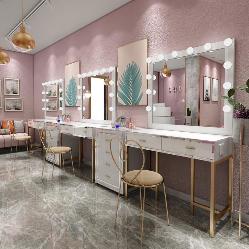 New Design and Fashionable Dressing Table, Bedroom Dressers Furniture MDF Wood Furniture