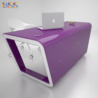 Purple Office Table Contemporary Modern Executive Office Table Desk