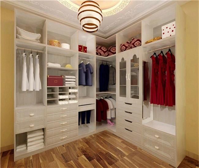 Morden Bedroom Ward Robe Particle Board Customized Size Home Furniture