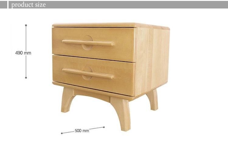 Furniture Modern Furniture Cabinet Home Furniture Bedroom Furniture MID Century Modern Vintage Hotel Dark Brown Solid Wooden Drawer Nightstand Bed Side Table