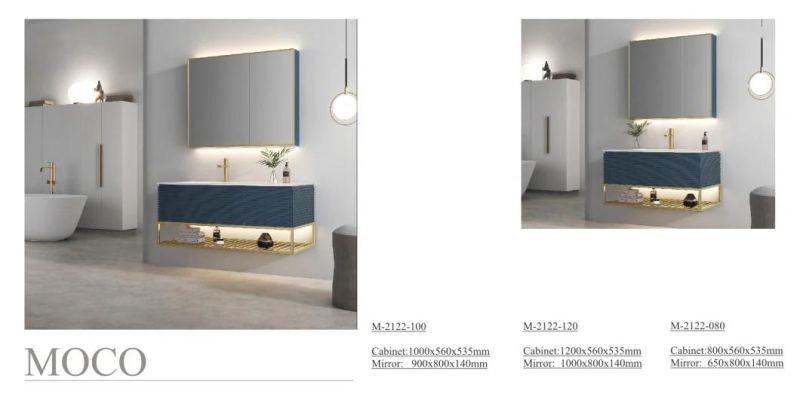 Modern Luxury Bathroom Cabinet with Mirror