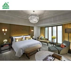 Dark Walnut The Ritz - Carlton Commercial Hotel Furniture 5 Star Hotel Bedroom Furniture Sets