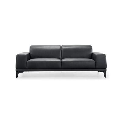 Modern Microfiber Leather Executive Office Sofa
