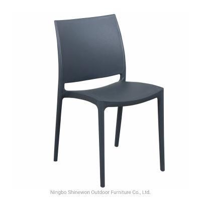 Rikayard High Quality Modern Cheap Wholesale Wake Dining Armless PP Plastic Chair