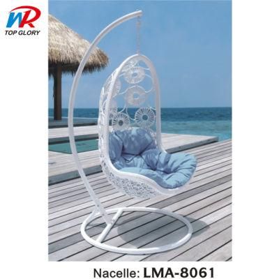 Custom Modern Outdoor Furniture Metal Egg Hanging Swing Chair