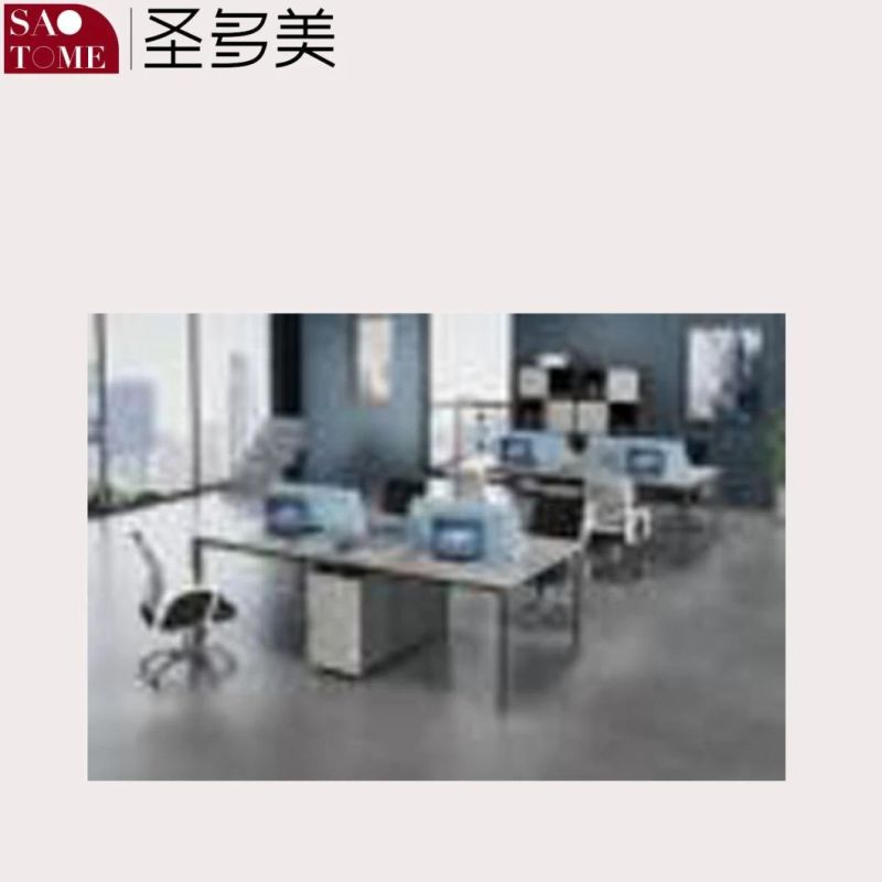 Modern Minimalist Office Furniture 4 Person Office Desk