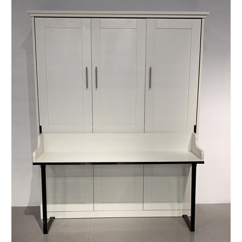 Custom Single/Double Size Wall Bed Modern Furniture Wood Murphy Bed Folding Bed