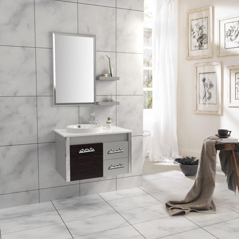 Wall Mounted Stainless Steel Bathroom Cabinet Vanity Modern Home Furniture