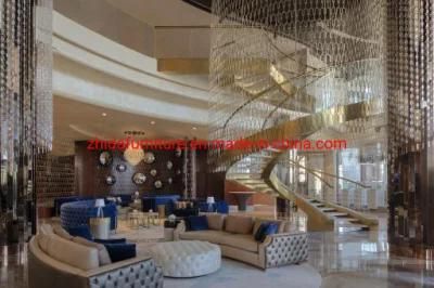 Custom Luxury Modern 5 Star Hotel Lobby Furniture for Reception Area