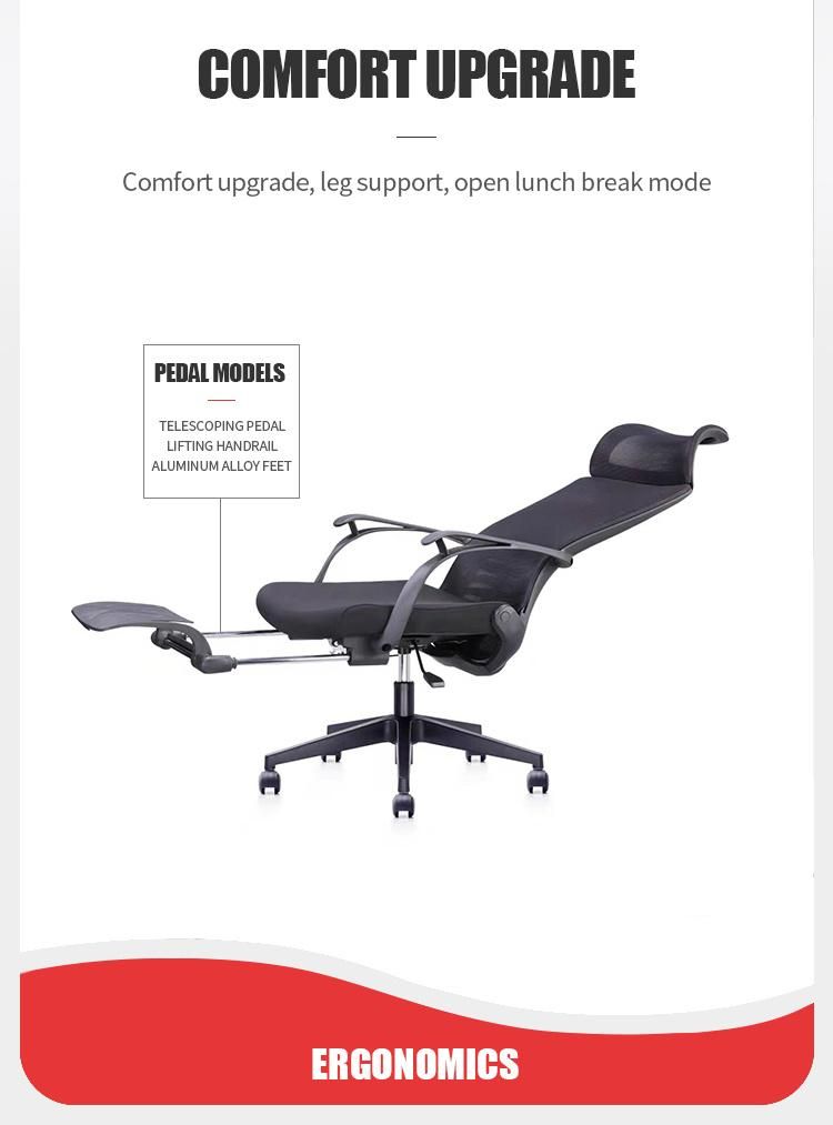 BIFMA Wholesale High Back Manager Boss Modern with Reclining Footrest Executive Office Ergonomic Chair